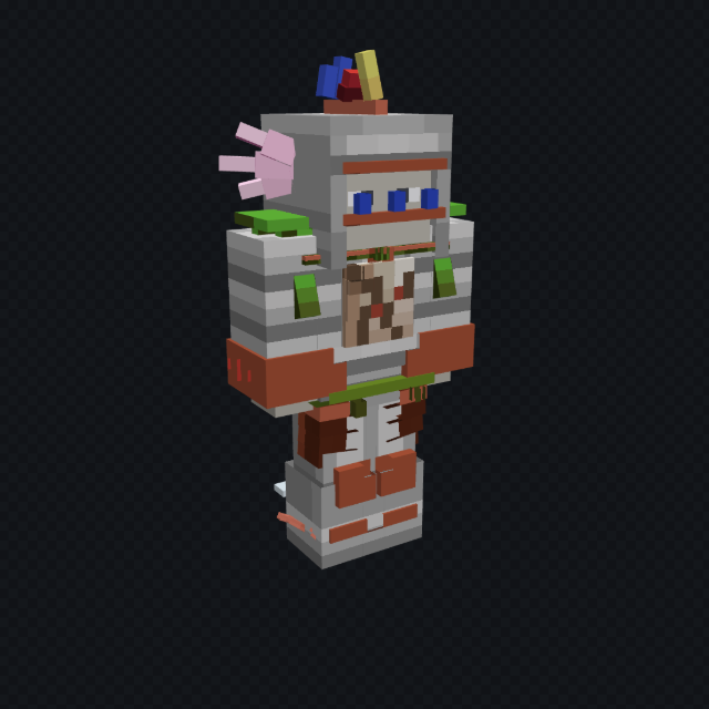 The figure wearing The Reef