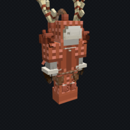 The figure wearing The Wild Hunt